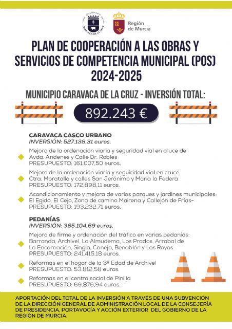 El nuevo Plan de Obras y Servicios de Caravaca destina cerca de 900.000 euros a la mejora de espacios públicos del casco urbano y las pedanías - 2, Foto 2