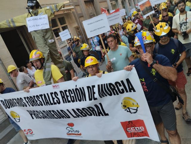 Las Brigadas forestales vuelven a la calle al no obtener respuesta de la Consejería con respecto a la situación de precariedad laboral que sufren - 2, Foto 2