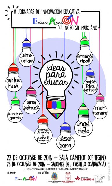 Presentadas las  II Jornadas sobre Innovación Educativa del Noroeste Murciano: Ideas para educar - 2, Foto 2