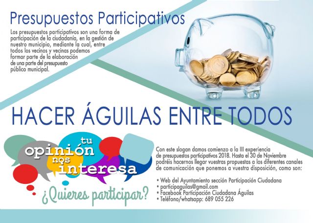 Arranca la campaña de presupuestos participativos 2019 - 1, Foto 1