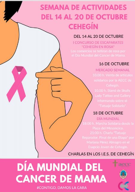 Cehegín conmemorará la semana que viene con varias actividades el Día Mundial Contra el Cáncer de Mama - 1, Foto 1