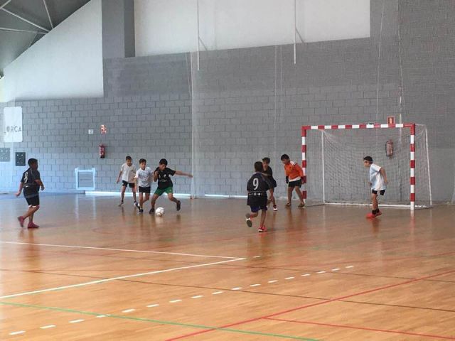 Jornada de fútbol sala escolar en el C.D Felipe VI dentro de los Juegos Deportivos del Guadalentín - 1, Foto 1