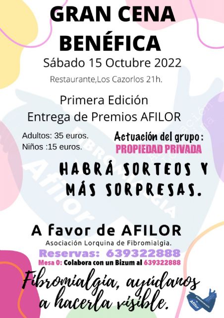 La Asociación de Fibromialgia de Lorca organiza los 'Premios Afilor' con el objetivo de reconocer a personas y entidades que ayudan a la visibilización de esta patología - 2, Foto 2