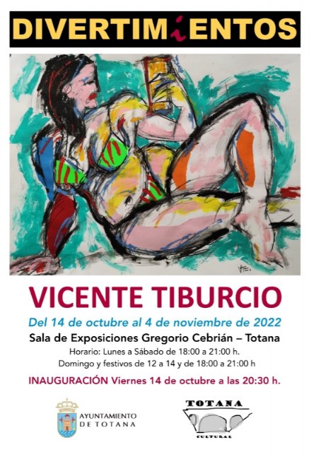 “Divertimentos”, la exposición del artista Vicente Tiburcio, tendrá lugar del 14 de octubre al 4 de noviembre, Foto 2