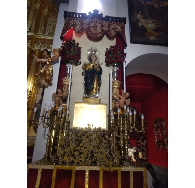 Imagen de Nuestra Señora de Rosario, Iglesia Castrense de Santo Domingo, Cartagena, Foto 4