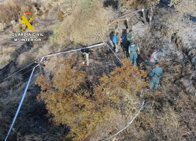 La Guardia Civil esclarece el incendio que calcin� aproximadamente 150 hect�reas de masa forestal del Parque Regional de El Valle y Carrascoy, Foto 8