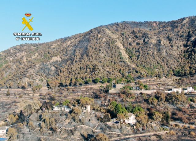 La Guardia Civil esclarece el incendio que calcin� aproximadamente 150 hect�reas de masa forestal del Parque Regional de El Valle y Carrascoy, Foto 9