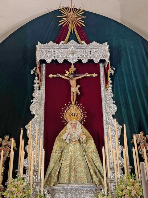 La Capilla de San Gregorio acoge los solemnes cultos conmemorativos de la Coronación de la Virgen de las Angustias en Alcalá del Río - 5, Foto 5