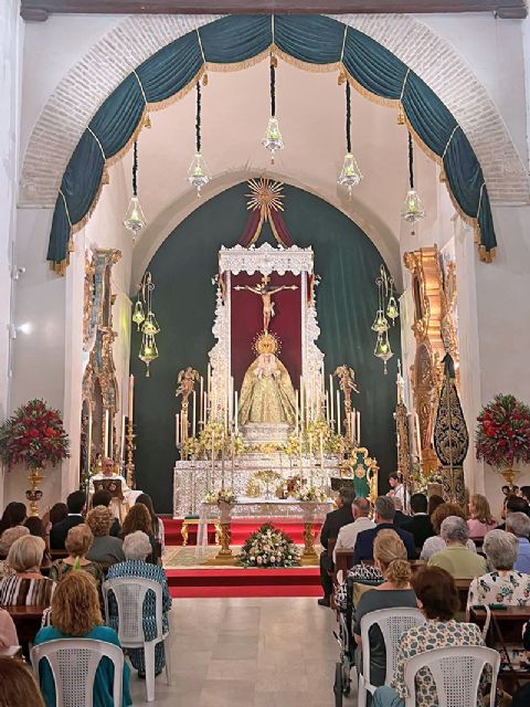 La Capilla de San Gregorio acoge los solemnes cultos conmemorativos de la Coronación de la Virgen de las Angustias en Alcalá del Río - 2, Foto 2