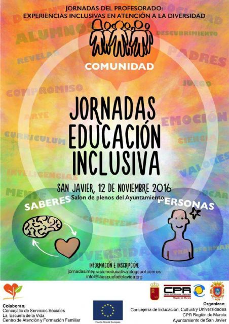 San Javier acoge mañana una Jornada para docentes sobre Educación Inclusiva - 1, Foto 1