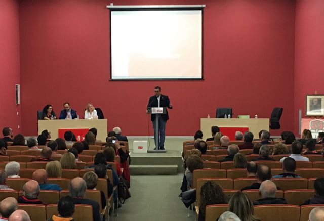 Diego José Mateos, reelegido por aclamación  Secretario General del PSOE de Lorca - 3, Foto 3