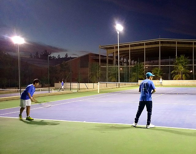 Victory of the Kuore Tennis Club of Totana in front of the School of Tennis of the Alcayna in the 2º day of Regional League Inter-schools 2018/2019, Foto 5