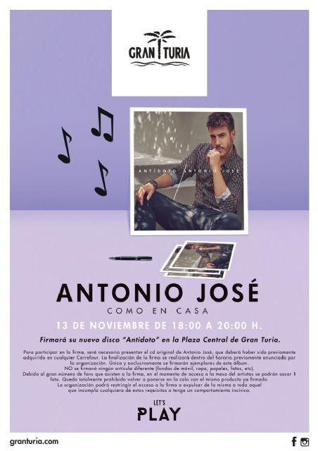 Antonio José tiene un nuevo ‘antídoto’ y lo presenta el día 13 en Gran Turia - 2, Foto 2