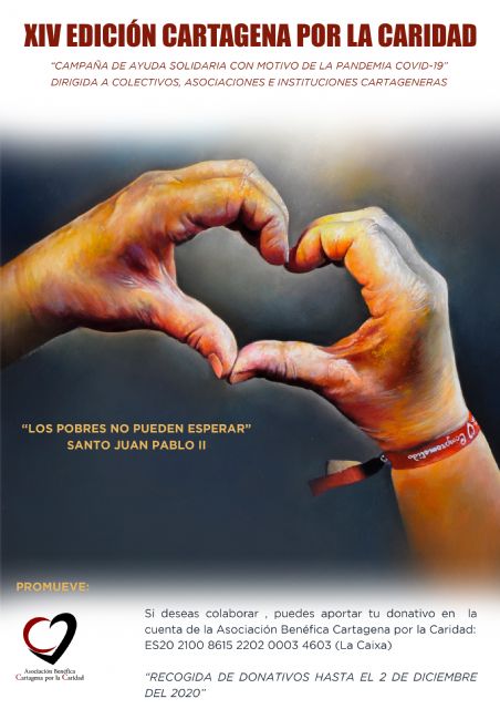 Cadie puede quedarse atrás, campaña solidaria de Cartagena por la Caridad - 1, Foto 1