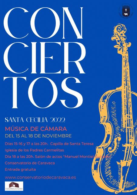 Caravaca conmemora la semana próxima Santa Cecilia, patrona de la música, con cuatro conciertos - 1, Foto 1