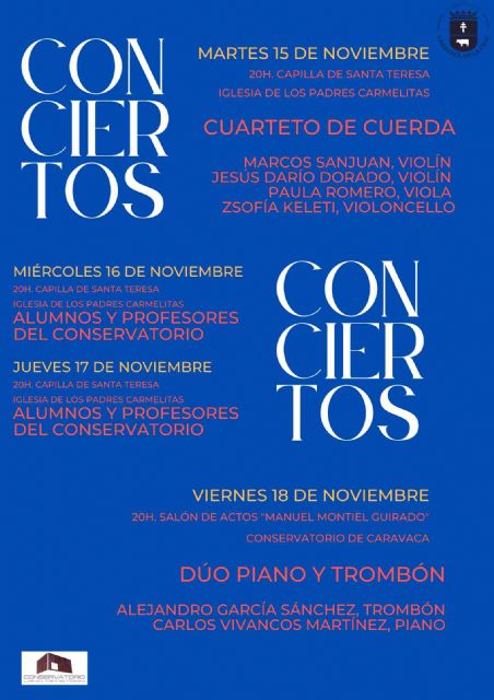 Caravaca conmemora la semana próxima Santa Cecilia, patrona de la música, con cuatro conciertos - 2, Foto 2