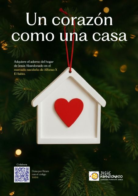 Jesús Abandonado lanza su campaña de Navidad Un corazón como una casa - 1, Foto 1