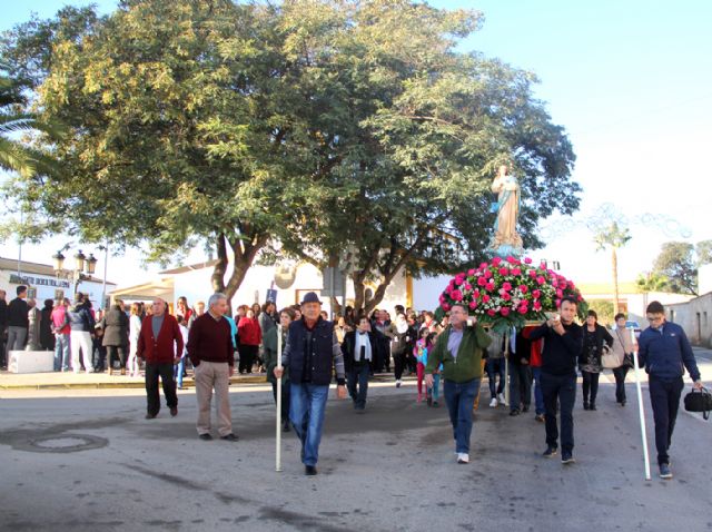 La Purísima recorre El Esparragal en romería acompañada por la Cuadrilla y cientos de vecinos - 2, Foto 2