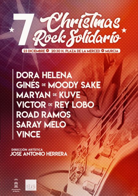 La Plaza de la Merced acogerá el próximo sábado 23 de diciembre la séptima edición del Christmas Rock Solidario de Murcia - 1, Foto 1