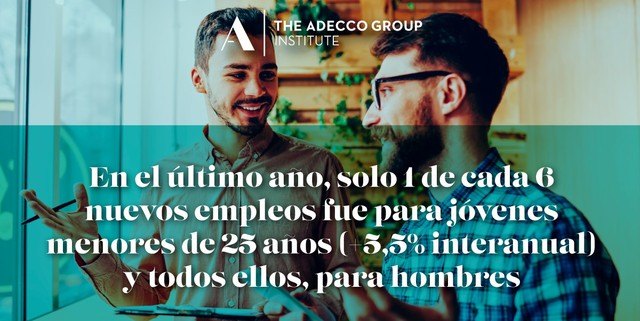 En el último año, solo 1 de cada 6 nuevos empleos fue para jóvenes menores de 25 años y todos ellos, para hombres - 1, Foto 1