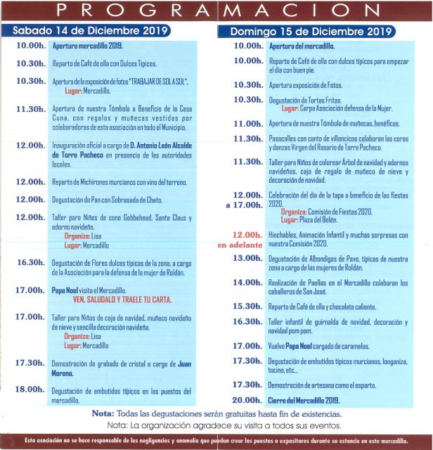 Mercadillo de Navidad, San José de Roldán el próximo fin de semana - 2, Foto 2