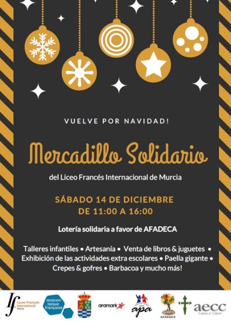 Toda la comunidad educativa del Lycée français international, volcada con el mercado solidario de este sábado - 1, Foto 1