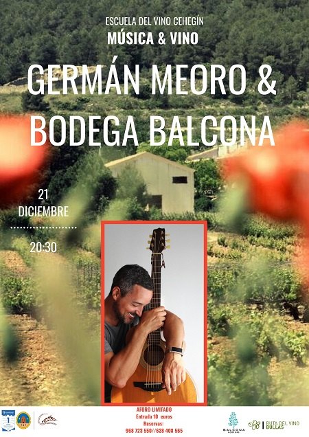 El cantautor murciano Germán Meoro y la Bodega Balcona ponen el broche de oro a la iniciativa “Música y Vino” - 1, Foto 1