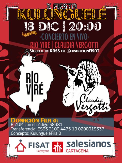 La Fundación Ángel Tomás- FISAT invita a la fiesta solidaria de la Kulunguelé - 1, Foto 1