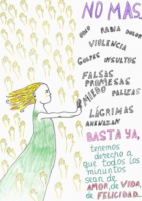 Alexandru Tutoin (CEIP San Francisco), primer premio del Concurso 'Pintando contra la violencia de género' - 1, Foto 1