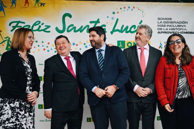 López Miras resalta el “compromiso del Gobierno regional” con la ONCE “para seguir logrando conquistas sociales” - 1, Foto 1