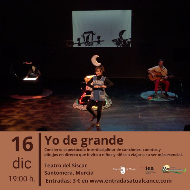 El espectáculo infantil ‘Yo de grande’ llega a El Siscar - 1, Foto 1