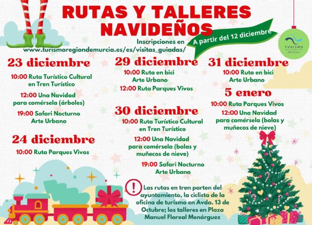 Los Alcázares anuncia rutas y talleres navideños gratuitos para toda la familia - 3, Foto 3