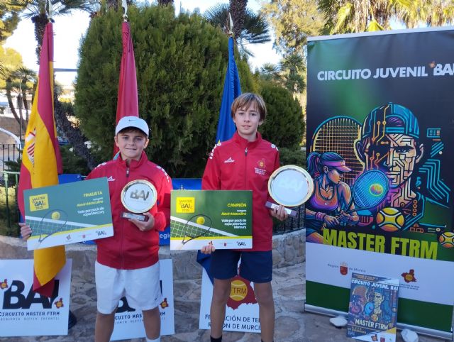Antonio Pérez y David Chinchilla, de Las Torres entre Raquetas, campeón y subcampeón del máster regional de tenis alevín - 1, Foto 1