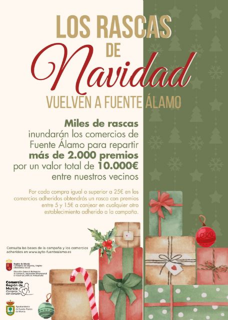 El Ayuntamiento lanza la campaña “Los Rascas de Navidad vuelven a Fuente Álamo” para impulsar el comercio local - 1, Foto 1