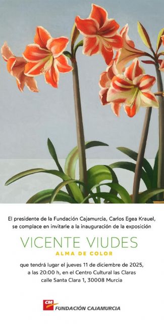 El ´Alma de color´ de Vicente Viudes revive en el Centro Cultural Las Claras - 1, Foto 1