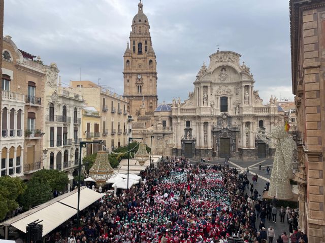 Más de 1.400 niños unen sus voces para cantar a la Navidad de Murcia en el II Encuentro Municipal de Coros Infantiles - 1, Foto 1