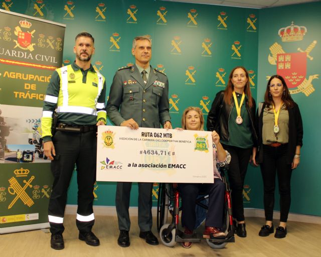 La Guardia Civil entrega los beneficios de la II carrera solidaria Bike Maratón Ruta 062 Guardia Civil Murcia - 2, Foto 2