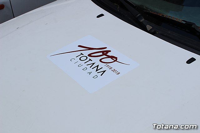 Se coloca la imagen corporativa del Centenario de la Ciudad en 6 taxis y 35 vehculos municipales para promocionar este evento histrico y cultural - 7