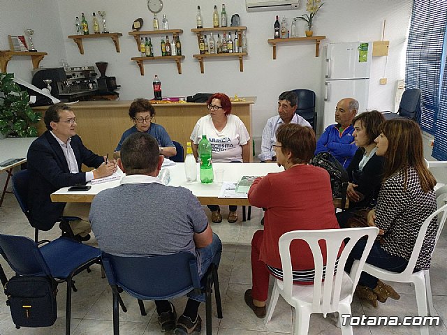 El diputado nacional de Ciudadanos, Miguel Garaulet, visit hoy Totana para interesarse por diversos temas que afectan al municipio - 6