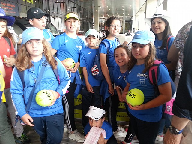 Viaje al Mutua Madrid Open 2018 de la Escuela de Tenis Kuore de Totana - 7