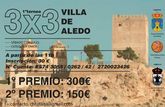El I 3x3 Villa de Aledo tendrá lugar el próximo el sábado 7 de julio en la Plaza del Castillo