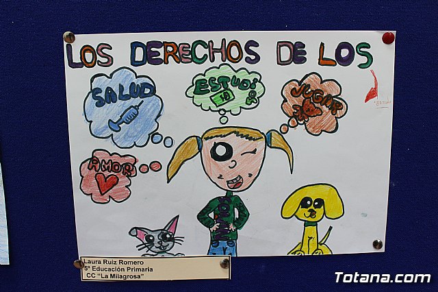 Se entregan los premios del XV Concurso de Dibujo de los Derechos del Niñ@ del 2018 - 19