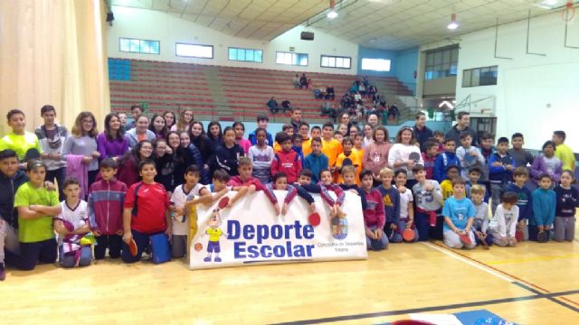 La Fase Local de Tenis de Mesa de Deporte Escolar cont con la participaron 69 escolares - 10