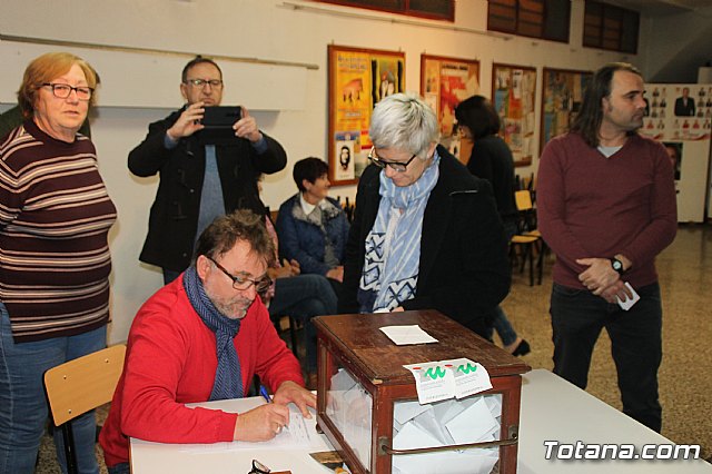 Juan Jos Cnovas ser el candidato de Ganar Totana a la alcalda en las elecciones de mayo de 2019, tras ser ratificado anoche - 1