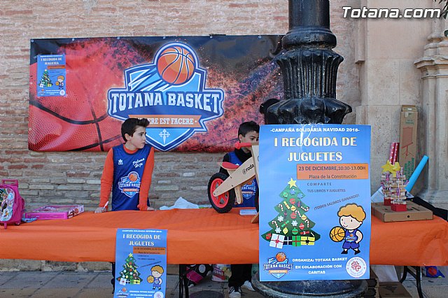 Totana Basket organiz la Campaña Solidaria Nadidad 2018 - I Recogida de Juguetes - 4
