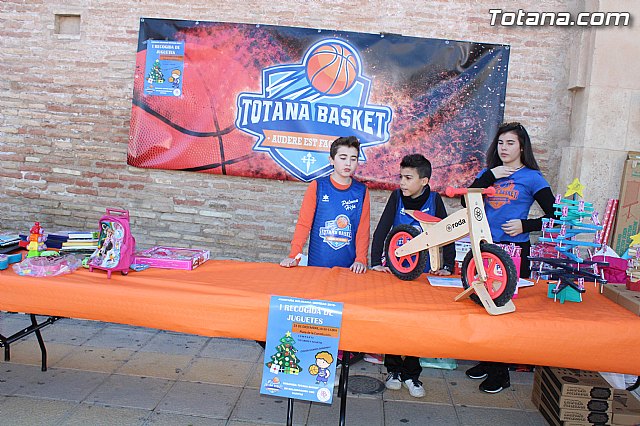 Totana Basket organiz la Campaña Solidaria Nadidad 2018 - I Recogida de Juguetes - 5