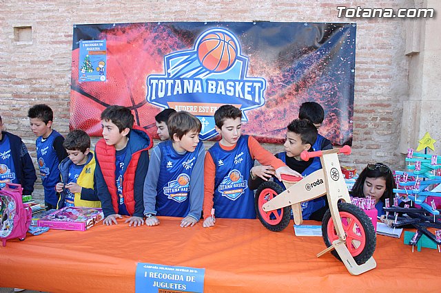 Totana Basket organiz la Campaña Solidaria Nadidad 2018 - I Recogida de Juguetes - 8