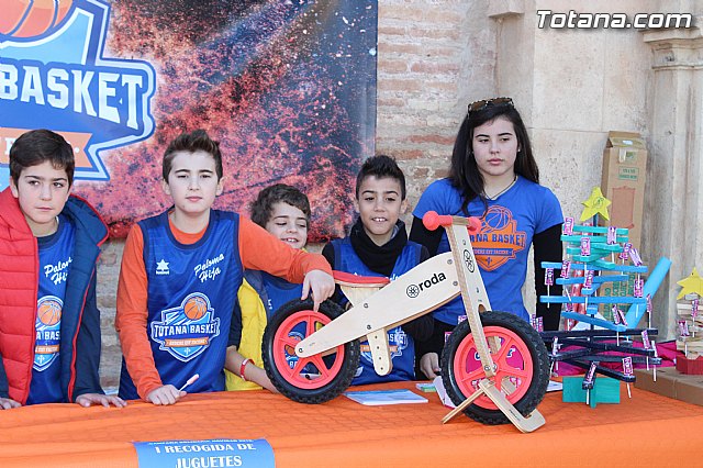 Totana Basket organiz la Campaña Solidaria Nadidad 2018 - I Recogida de Juguetes - 12