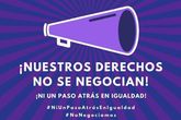La Concejalía de Igualdad apoya la concentración convocada hoy en la plaza Belluga de Murcia