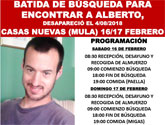 El partido regionalista 'Accin Murcia' organiza una batida de bsqueda para encontrar a Alberto Hernndez